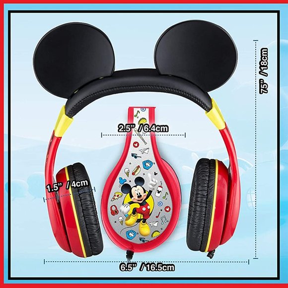 eKids Mickey Mouse Kids Headphones for Kids - Picture 1 of 7
